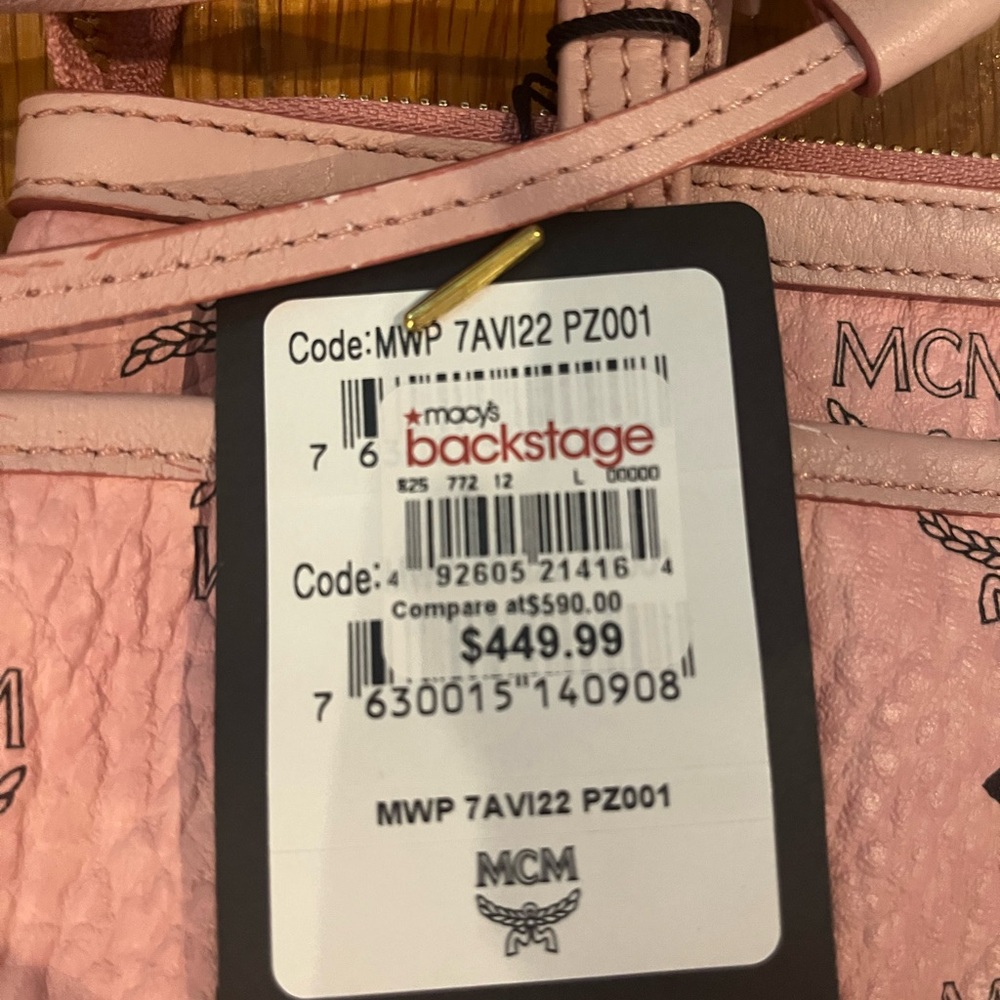 MCM Medium Pink Tote - Picture 8 of 8